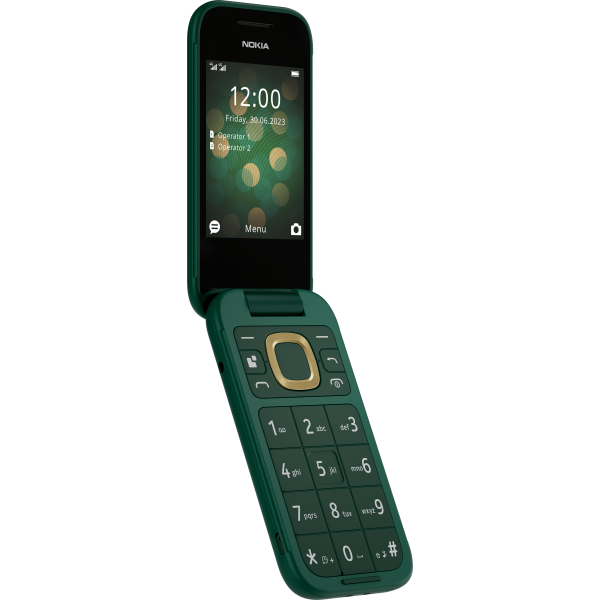 Nokia 2660 Flip 4G 7,11 cm (2.8") 123 g Verde Telefono di livello base - EUROBABYLON