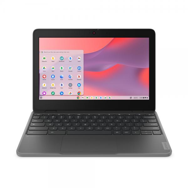 Lenovo 100e Gen 4 Chromebook 29,5 cm (11.6") HD MediaTek Kompanio 520 4 GB LPDDR4x-SDRAM 32 GB eMMC Wi-Fi 6 (802.11ax) ChromeOS Grigio - EUROBABYLON