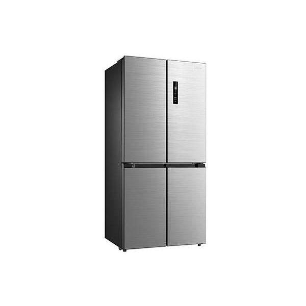 Midea MDRF632FIE46 frigorifero side-by-side Libera installazione 474 L E Grigio, Acciaio inox, Bianco - EUROBABYLON