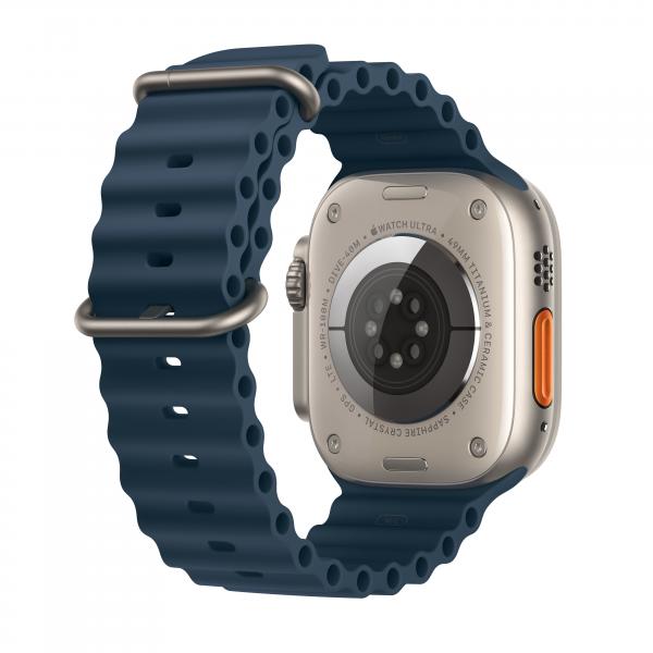 Apple Watch Ultra 2 GPS + Cellular, Cassa 49m in Titanio con Cinturino Ocean Blu - EUROBABYLON