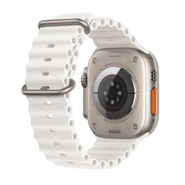 Apple Watch Ultra 2 GPS + Cellular, Cassa 49m in Titanio con Cinturino Ocean Bianco - EUROBABYLON