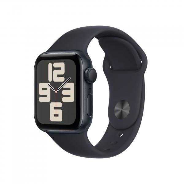 Apple Watch SE GPSCassa 40mm in Alluminio Mezzanotte con Cinturino Sport Mezzanotte - S/M - EUROBABYLON