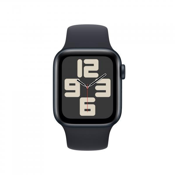 Apple Watch SE GPS + Cellular Cassa 40mm in Alluminio Mezzanotte con Cinturino Sport Mezzanotte - S/M