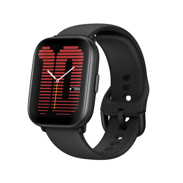 Amazfit Active 4,45 cm (1.75") AMOLED Digitale 390 x 450 Pixel Touch screen Nero GPS (satellitare) - EUROBABYLON