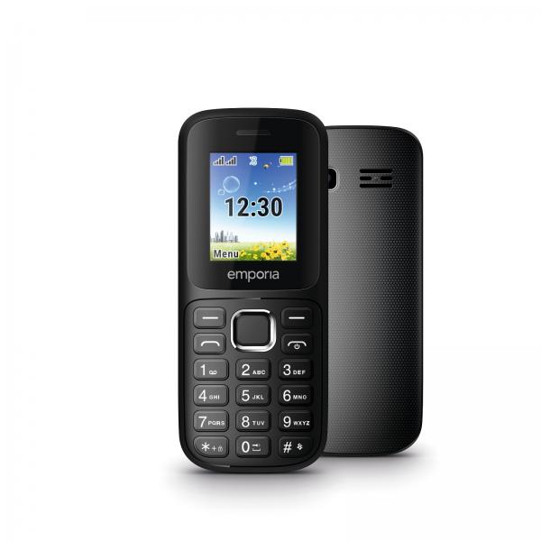 Emporia FN313_001 cellulare 4,5 cm (1.77") 64 g Nero Telefono per anziani - EUROBABYLON