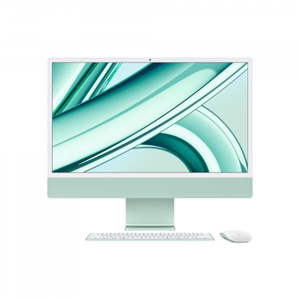 Apple iMac con Retina 24'' Display 4.5K M3 chip con 8-core CPU e 8-core GPU, 256GB SSD - Verde - EUROBABYLON