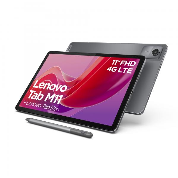 Lenovo Tab M11 TB330XU + Pen KTK G88 4GB 128GB LTE 10.95INCH 1920*1200 IPS 90Hz LUNA GREY ANDROID 13 - EUROBABYLON