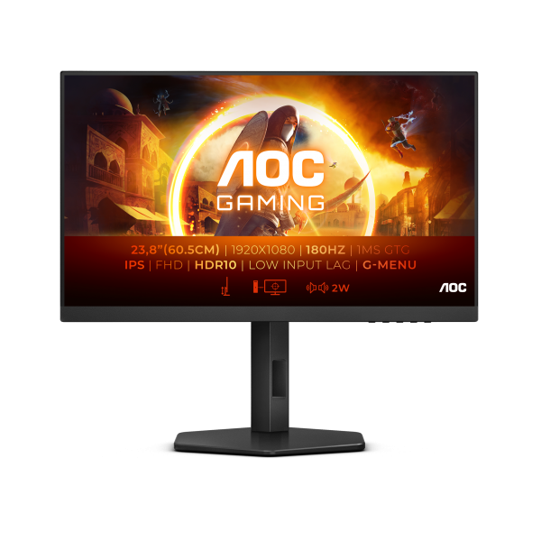 AOC 24G4X Monitor PC 60,5 cm (23.8") 1920 x 1080 Pixel Full HD LCD Nero - EUROBABYLON