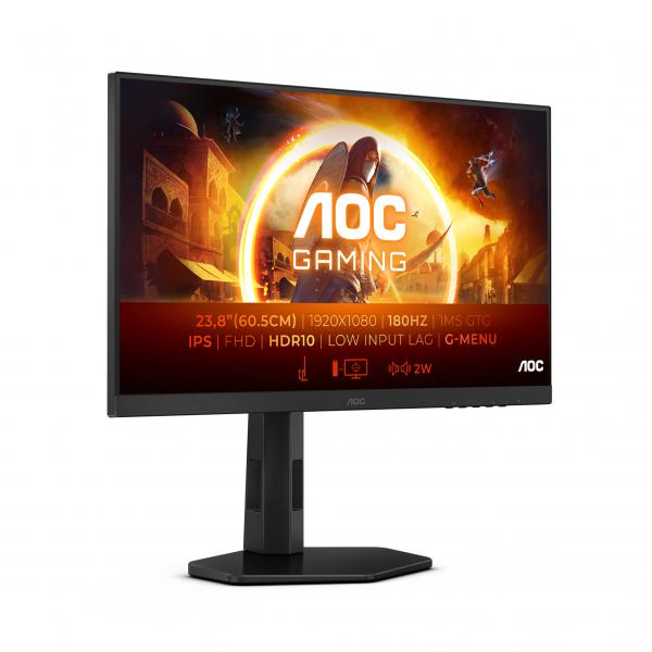 AOC 24G4X Monitor PC 60,5 cm (23.8") 1920 x 1080 Pixel Full HD LCD Nero - EUROBABYLON