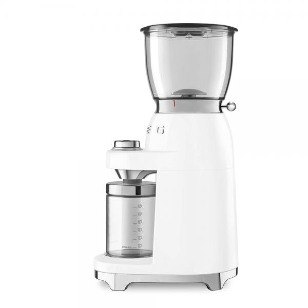 Smeg CGF11WHEU macina caffé 150 W Trasparente, Bianco