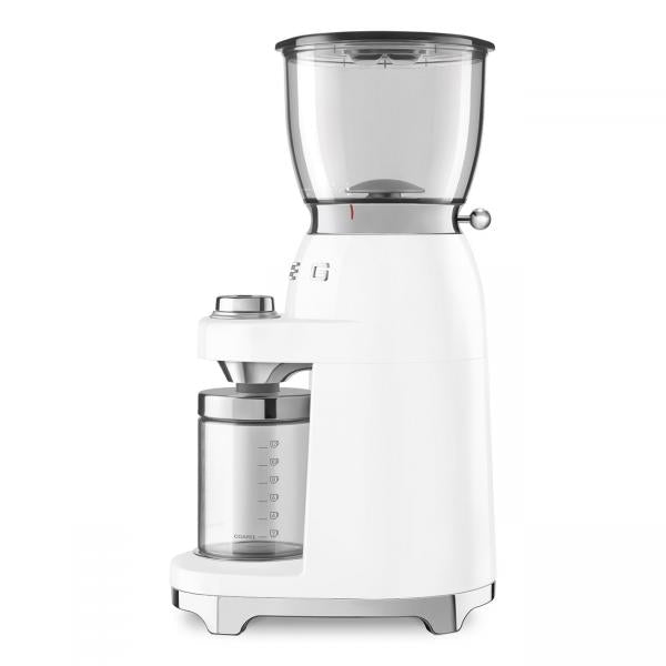 Smeg CGF11WHEU macina caffé 150 W Trasparente, Bianco