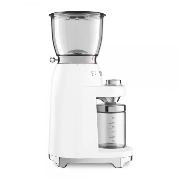 Smeg CGF11WHEU macina caffé 150 W Trasparente, Bianco