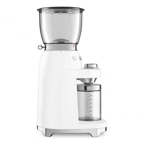 Smeg CGF11WHEU macina caffé 150 W Trasparente, Bianco