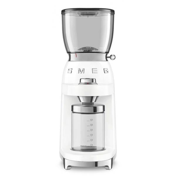 Smeg CGF11WHEU macina caffé 150 W Trasparente, Bianco