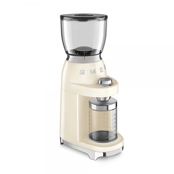 Smeg CGF11CREU macina caffé 150 W Crema, Trasparente