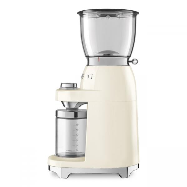 Smeg CGF11CREU macina caffé 150 W Crema, Trasparente