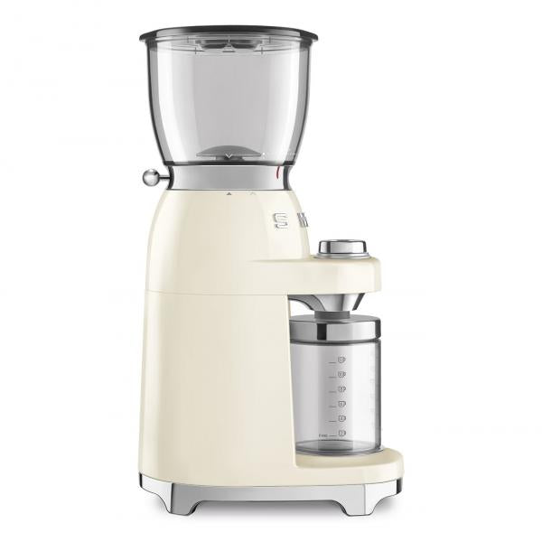 Smeg CGF11CREU macina caffé 150 W Crema, Trasparente