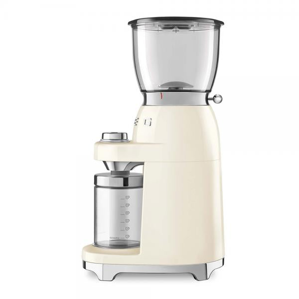 Smeg CGF11CREU macina caffé 150 W Crema, Trasparente