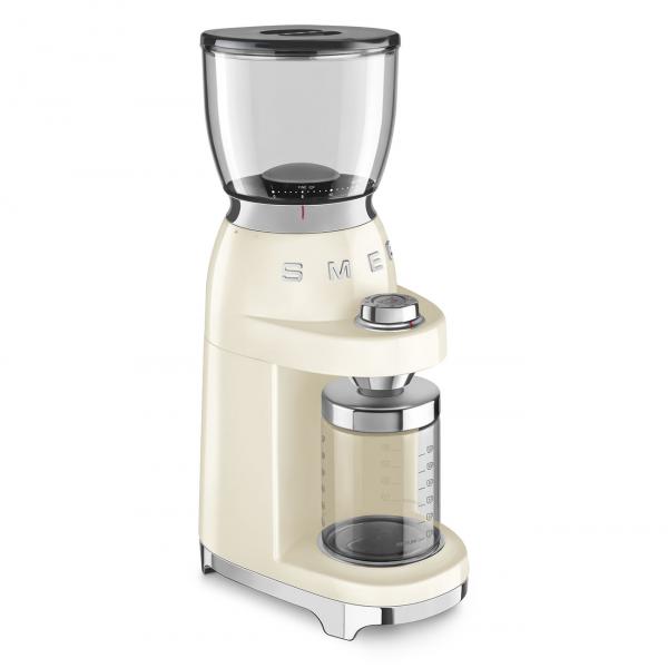 Smeg CGF11CREU macina caffé 150 W Crema, Trasparente