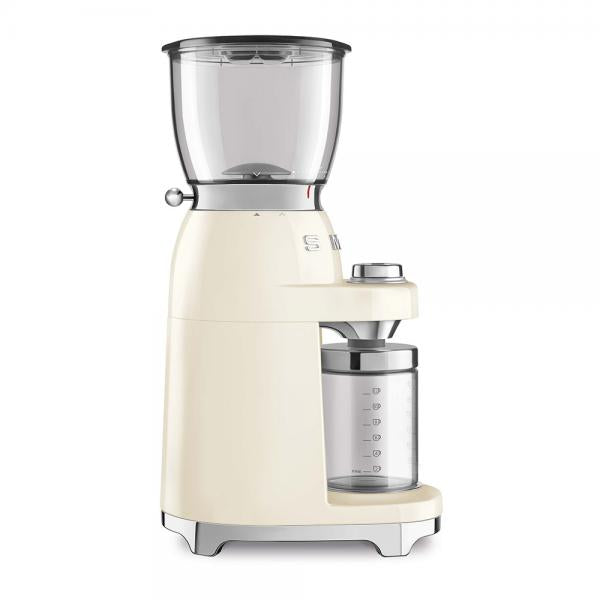 Smeg CGF11CREU macina caffé 150 W Crema, Trasparente