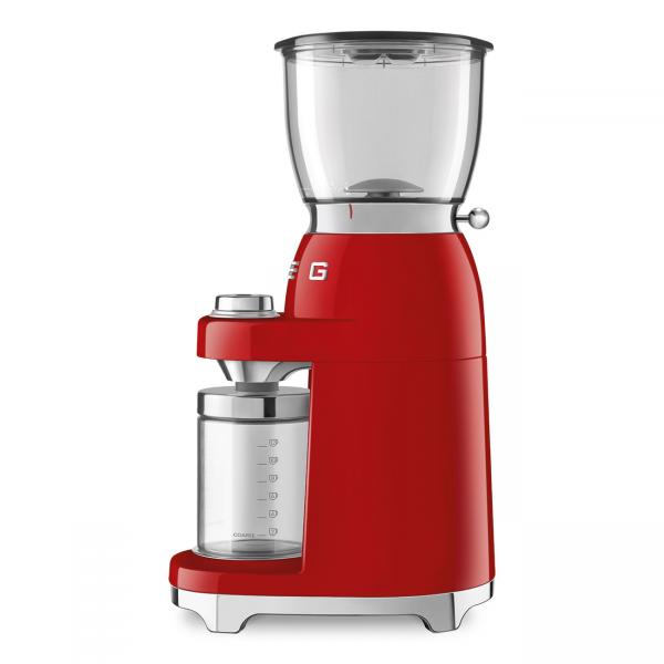 Smeg CGF11RDEU macina caffé 150 W Rosso, Trasparente