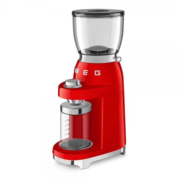 Smeg CGF11RDEU macina caffé 150 W Rosso, Trasparente