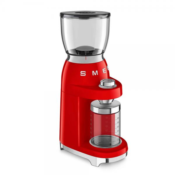 Smeg CGF11RDEU macina caffé 150 W Rosso, Trasparente - EUROBABYLON