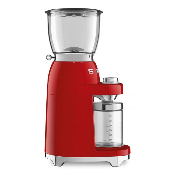 Smeg CGF11RDEU macina caffé 150 W Rosso, Trasparente