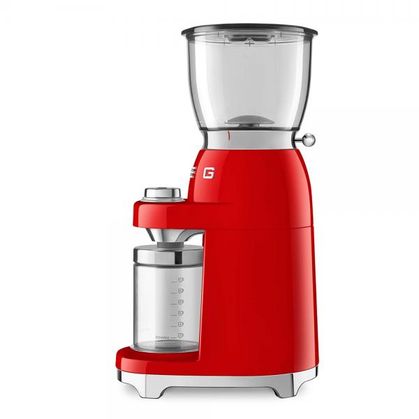 Smeg CGF11RDEU macina caffé 150 W Rosso, Trasparente