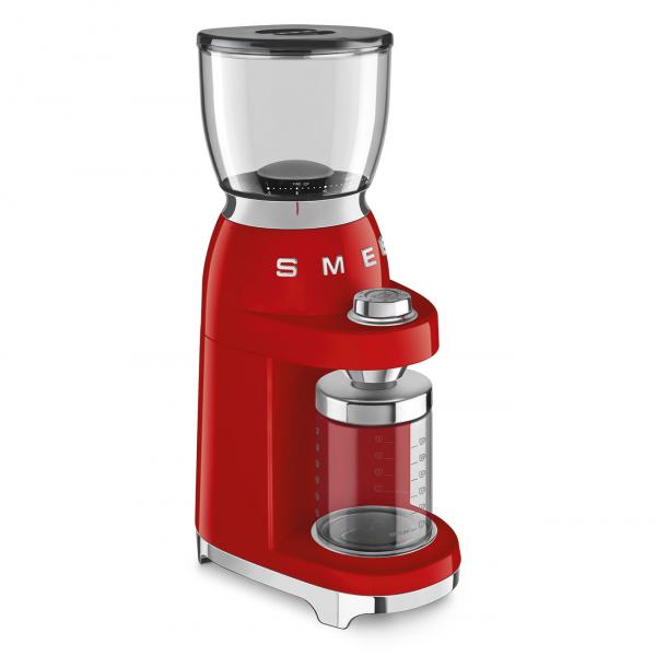 Smeg CGF11RDEU macina caffé 150 W Rosso, Trasparente