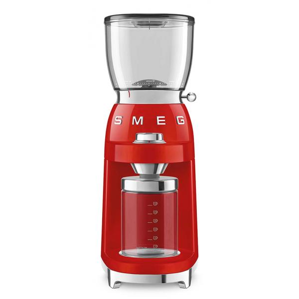 Smeg CGF11RDEU macina caffé 150 W Rosso, Trasparente - EUROBABYLON