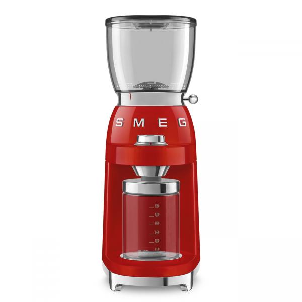 Smeg CGF11RDEU macina caffé 150 W Rosso, Trasparente