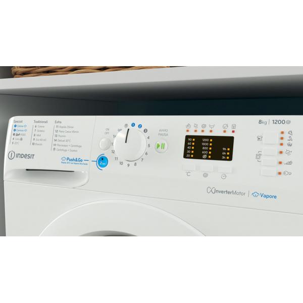 Indesit Innex Steam Lavatrice a libera installazione BWA 81295X WV IT - BWA 81295X WV IT - EUROBABYLON