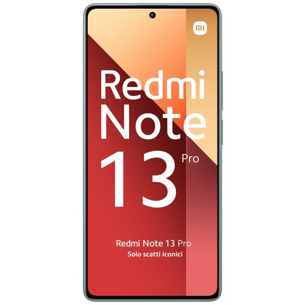 Xiaomi Redmi Note 13 Pro 16,9 cm (6.67") Doppia SIM Android 12 4G USB tipo-C 12 GB 512 GB 5000 mAh Verde - EUROBABYLON