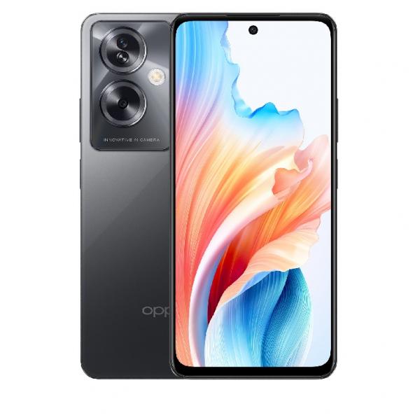 OPPO A79 5G Smartphone, AI Doppia fotocamera 50+2MP, Selfie 8MP, Display 6.72 90HZ LCD FHD+, 5000mAh, RAM 4(Esp 1GB/2GB/4GB)+ROM 128GB (esp1TB), IPX4, [Versione Italia], Mistery Black