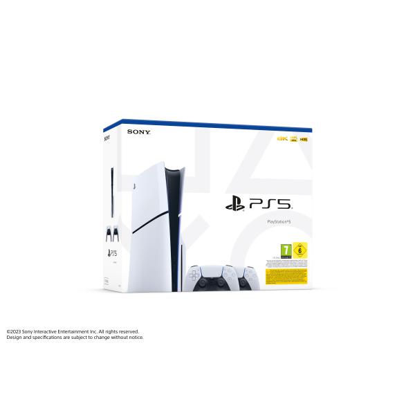 Sony Bundle PlayStation 5 (model group - slim) + 2 DualSense