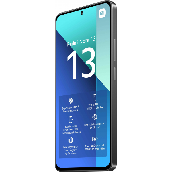 Xiaomi Redmi Note 13 16,9 cm (6.67") Dual SIM ibrida Android 13 4G USB tipo-C 6 GB 128 GB 5000 mAh Nero - EUROBABYLON