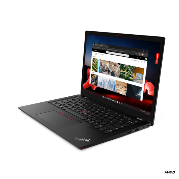 Lenovo ThinkPad L13 Ibrido (2 in 1) 33,8 cm (13.3") Touch screen WUXGA AMD Ryzen 5 PRO 7530U 16 GB DDR4-SDRAM 512 GB SSD Wi-Fi 6E (802.11ax) Windows 11 Pro Nero - EUROBABYLON