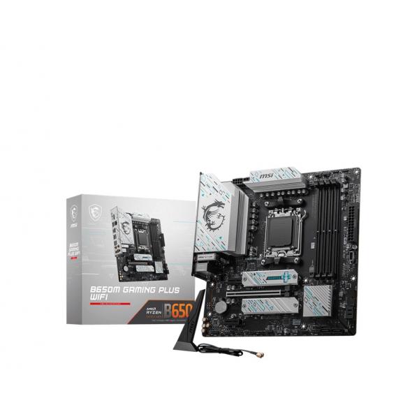 MSI B650M GAMING PLUS WIFI scheda madre AMD B650 Presa di corrente AM5 micro ATX