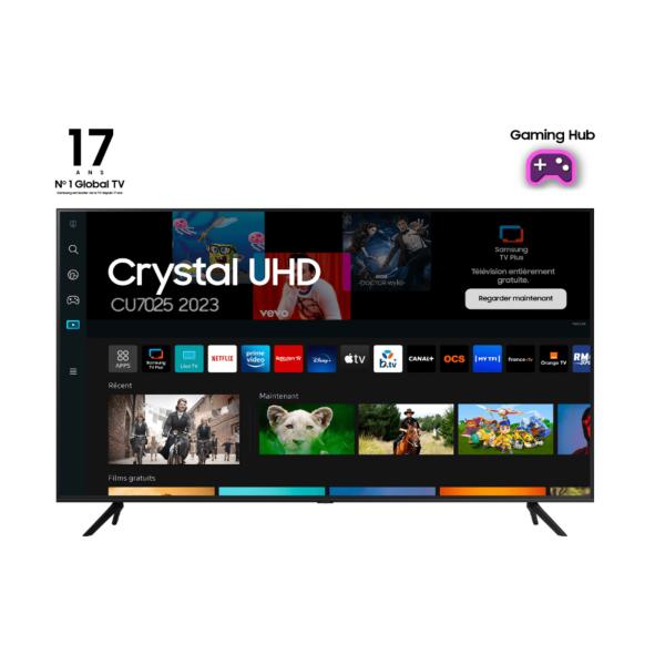 Samsung Series 7 TU43CU7025K 109,2 cm (43") 4K Ultra HD Smart TV Wi-Fi Nero