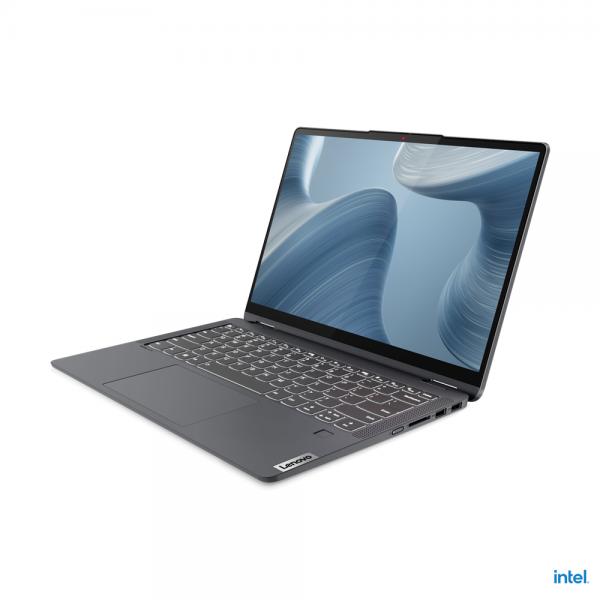 Lenovo IdeaPad Flex 5 14IAU7 Intel Core i5 i5-1235U Ibrido (2 in 1) 35,6 cm (14") Touch screen WUXGA 16 GB LPDDR4x-SDRAM 512 GB SSD Wi-Fi 6 (802.11ax) Windows 11 Home Grigio