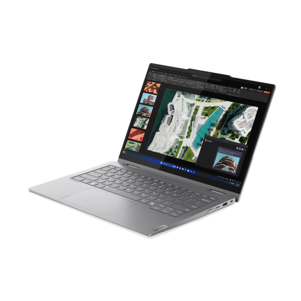 Lenovo ThinkBook 14 Intel Core Ultra 7 155U Ibrido (2 in 1) 35,6 cm (14") Touch screen WUXGA 16 GB DDR5-SDRAM 512 GB SSD Wi-Fi 6E (802.11ax) Windows 11 Pro Grigio