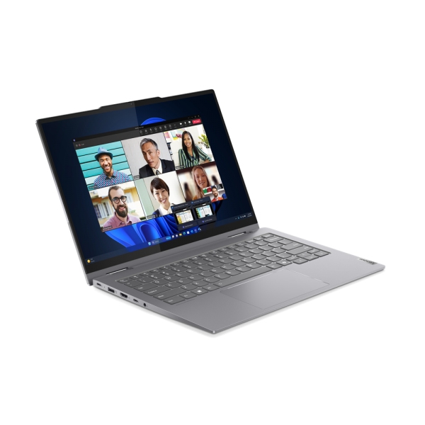 Lenovo ThinkBook 14 Intel Core Ultra 7 155U Ibrido (2 in 1) 35,6 cm (14") Touch screen WUXGA 16 GB DDR5-SDRAM 512 GB SSD Wi-Fi 6E (802.11ax) Windows 11 Pro Grigio - EUROBABYLON