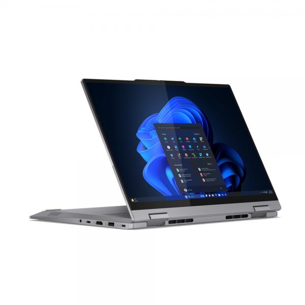 Lenovo ThinkBook 14 Intel Core Ultra 7 155U Ibrido (2 in 1) 35,6 cm (14") Touch screen WUXGA 16 GB DDR5-SDRAM 512 GB SSD Wi-Fi 6E (802.11ax) Windows 11 Pro Grigio - EUROBABYLON