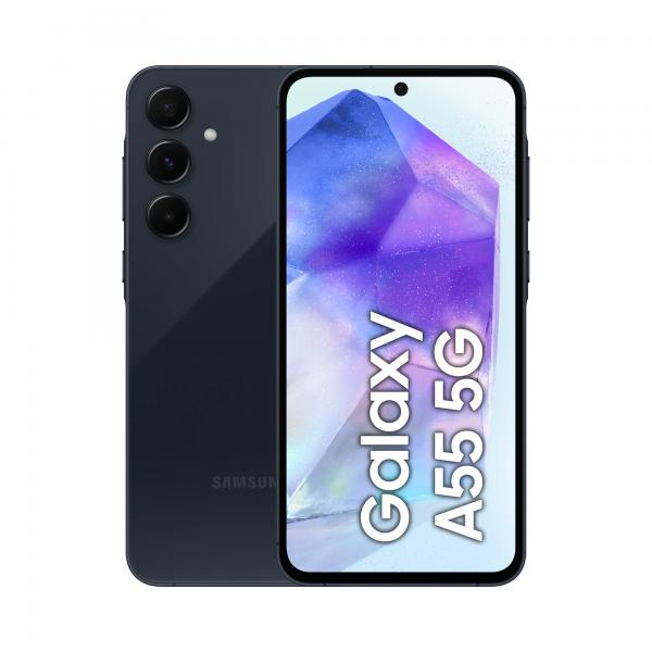 Samsung Galaxy A55 5G Display FHD+ Super AMOLED 6.6, Android 14, 8GB RAM, 128GB, Dual SIM, Batteria 5.000 mAh, Awesome Navy - EUROBABYLON