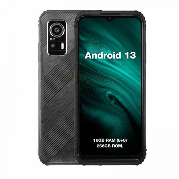 AGM H6 EU001B smartphone 16,7 cm (6.56") Dual SIM ibrida Android 13 4G USB tipo-C 8 GB 256 GB 4900 mAh Nero