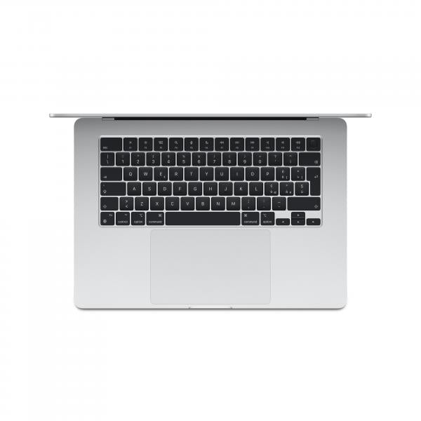 Apple MacBook Air 15'' M3 chip con core 8 CPU e core 10 GPU, 8GB, 256GB SSD Argento - EUROBABYLON