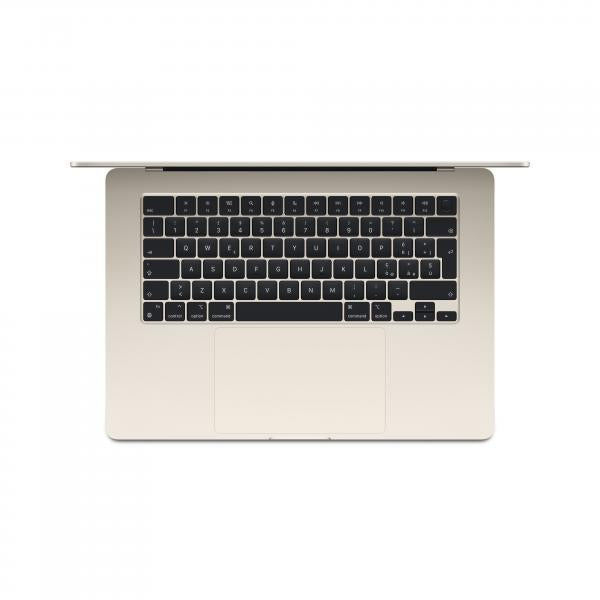 Apple MacBook Air 15'' M3 chip con core 8 CPU e core 10 GPU, 8GB, 256GB SSD Galassia - EUROBABYLON