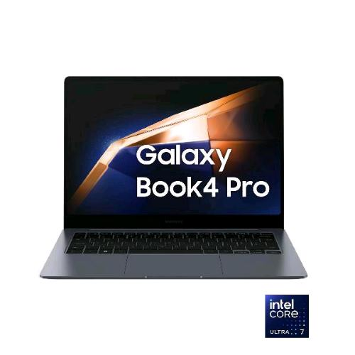 NOTEBOOK SAMSUNG GALAXY BOOK4 PRO NP942XGK-KG1IT 14" TOUCH SCREEN DYNAMIC AMOLED 2X WQXGA+ 2880 x 1800 INTEL CORE ULTRA 7 155H 4.8GHz RAM 16GB-SSD 1.000GB NVMe INTEL ARC GRAPHICS-WI-FI 6E-WIN 11 PROF - EUROBABYLON