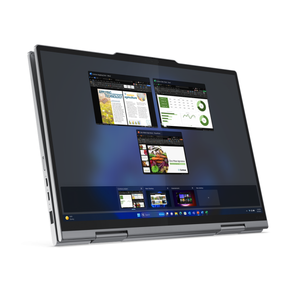 Lenovo ThinkPad X1 2-in-1 Intel Core Ultra 7 155U Ibrido (2 in 1) 35,6 cm (14") Touch screen 2.8K 32 GB LPDDR5x-SDRAM 1 TB SSD Wi-Fi 6E (802.11ax) Windows 11 Pro Grigio - EUROBABYLON